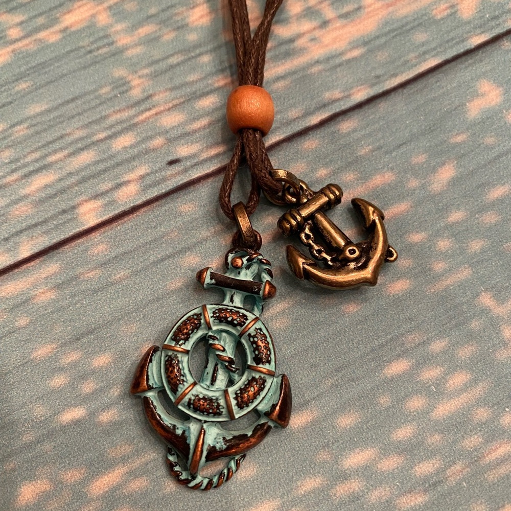 Nautical Anchor Necklace